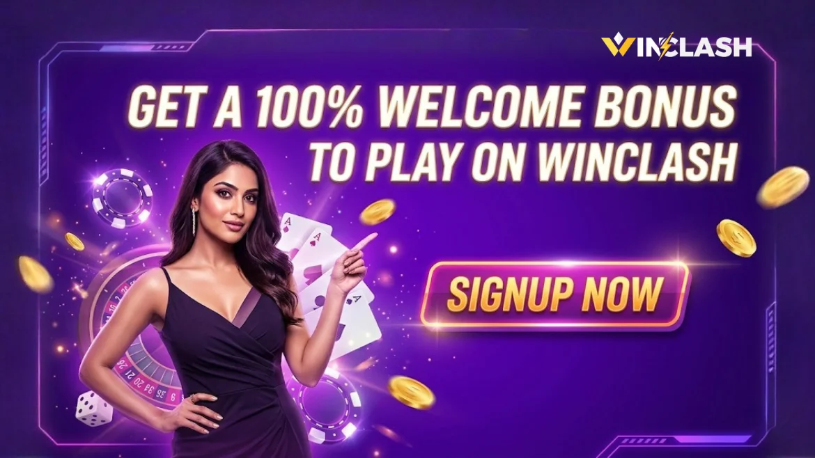 Get a 100% Welcome Bonus to Play on Winclash