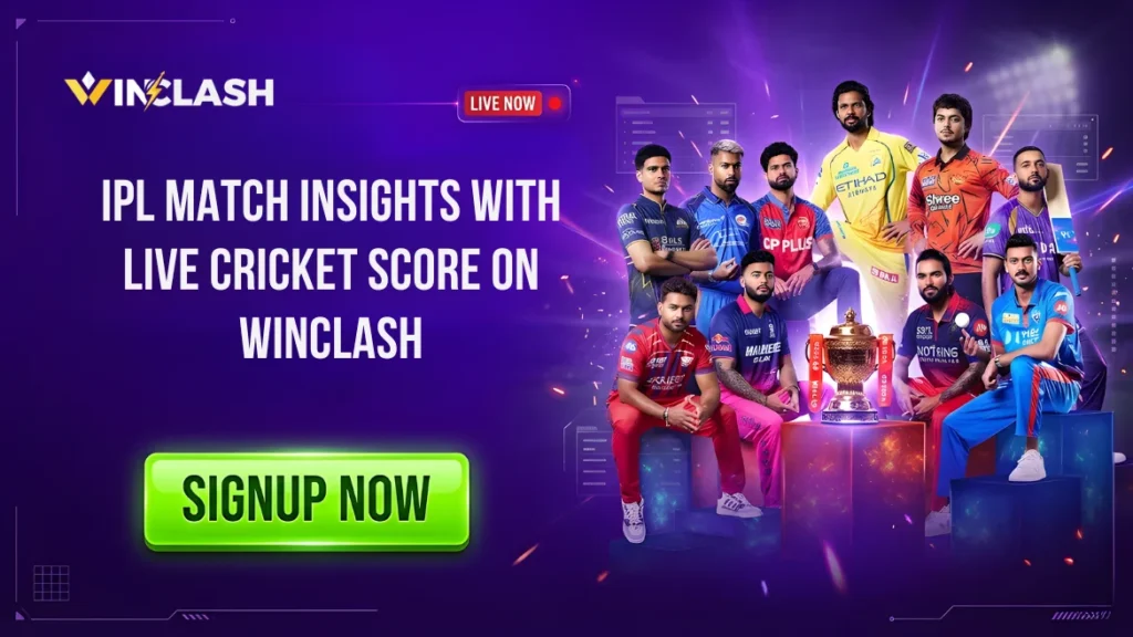 IPL Match Insights with Live Cricket Score on Winclash