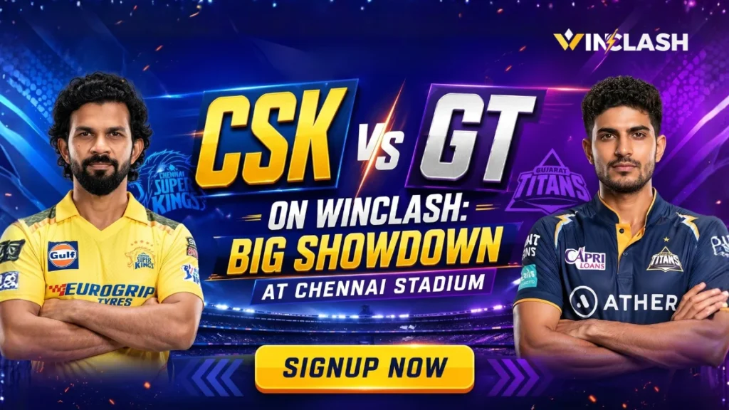 CSK vs GT on Winclash Big Showdown at Chennai Stadium