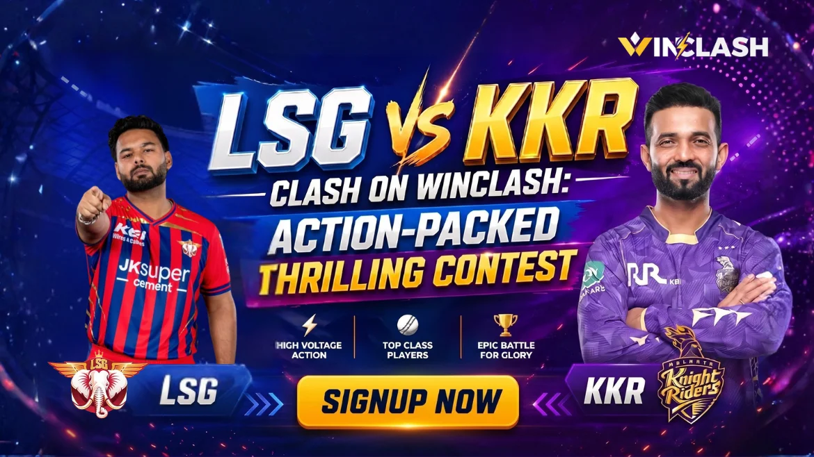LSG vs KKR Clash on Winclash Action-Packed Thrilling Contest