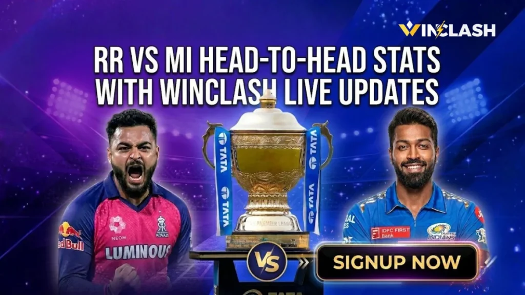 RR vs MI Head-to-Head Stats with Winclash Live Updates