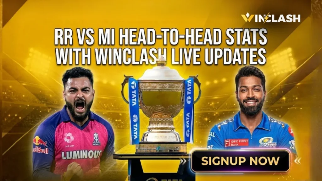 RR vs MI Head-to-Head Stats with Winclash Live Updates