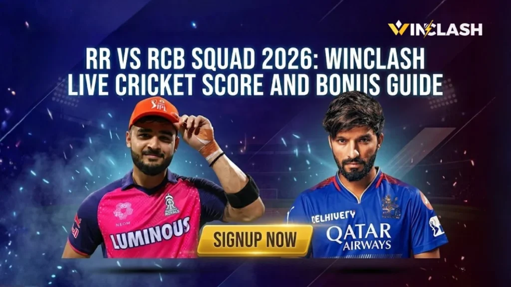 RR vs RCB squad 2026