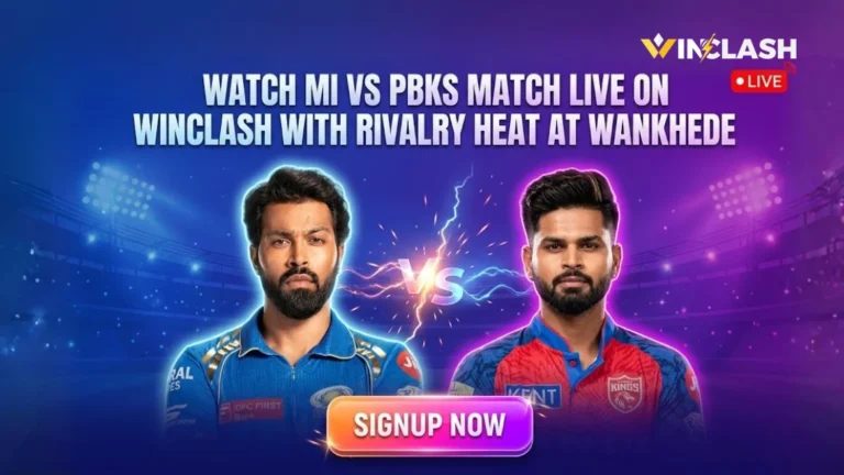 Watch MI vs PBKS Match Live on Winclash With Rivalry Heat at Wankhede