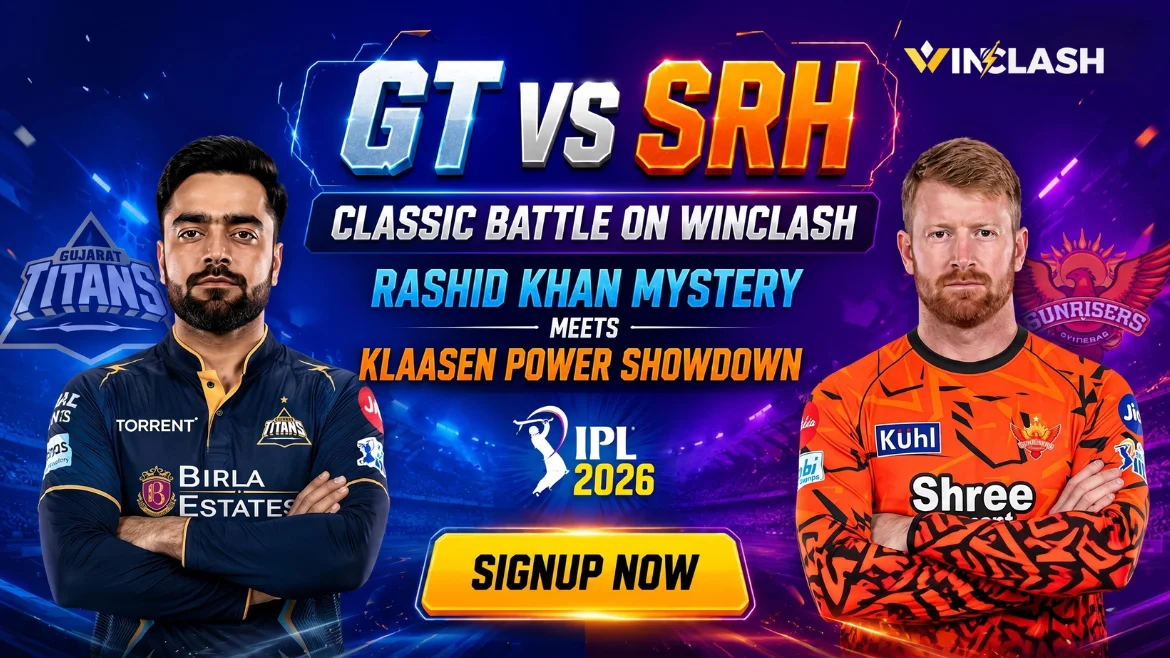 GT vs SRH Classic Battle on Winclash: Rashid Khan Mystery Meets Klaasen Power Showdown