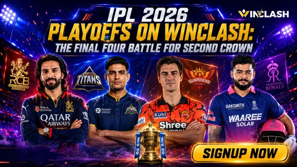 IPL 2026 Playoffs on Winclash The Final Four Battle for Second Crown
