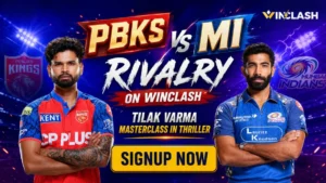 PBKS vs MI Rivalry on Winclash Tilak Varma Masterclass in Thriller