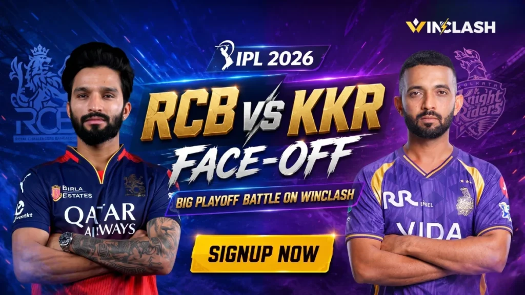 RCB vs KKR Face-Off: Big Playoff Battle on Winclash