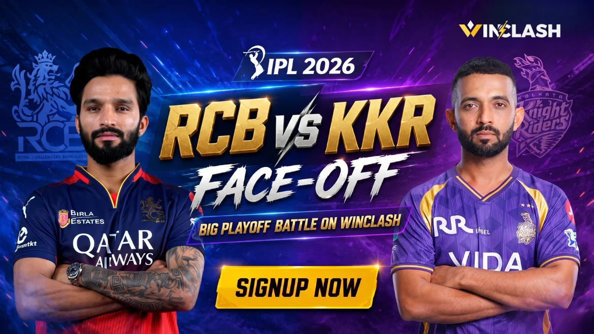 RCB vs KKR Face-Off: Big Playoff Battle on Winclash