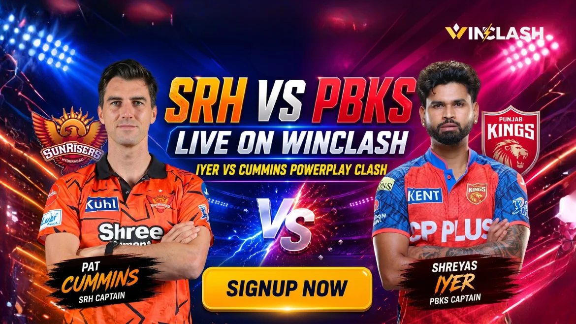 SRH vs PBKS Live on Winclash: Iyer vs Cummins Powerplay Clash