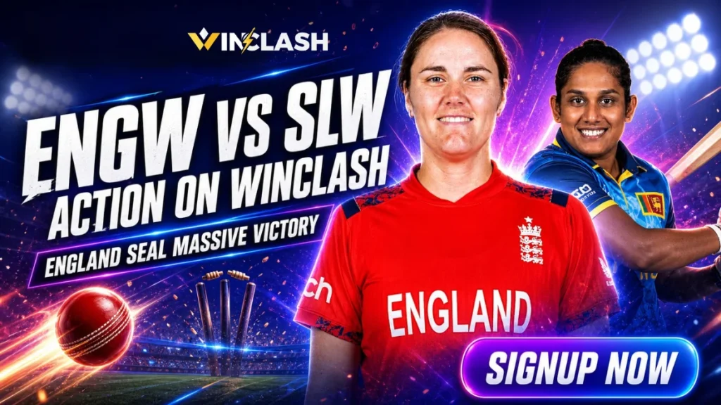 ENGW vs SLW Action on Winclash England Seal Massive Victory