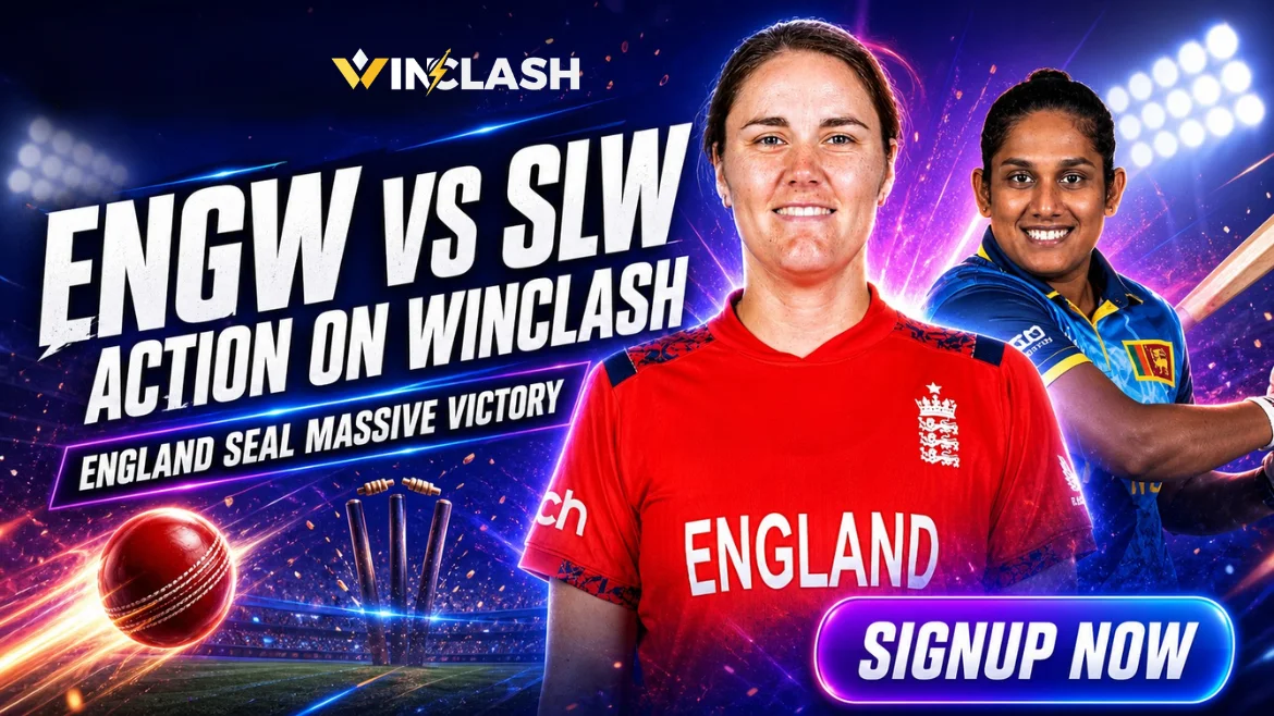 ENGW vs SLW Action on Winclash England Seal Massive Victory