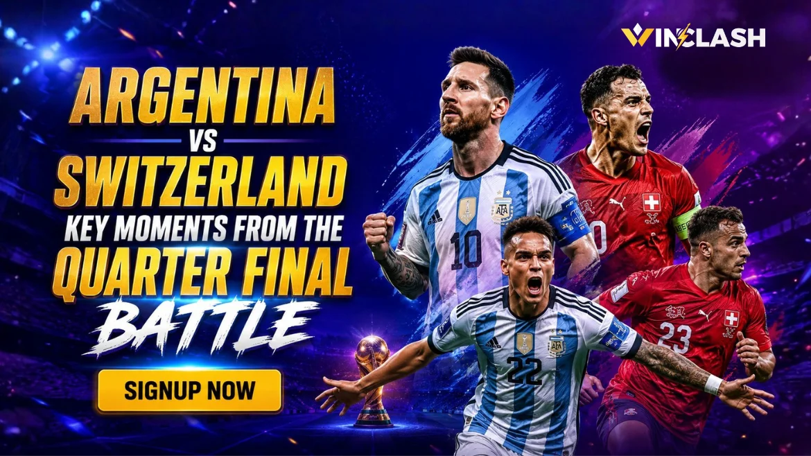 Read more about the article Argentina vs Switzerland: Key Moments from the Quarter Final Battle
