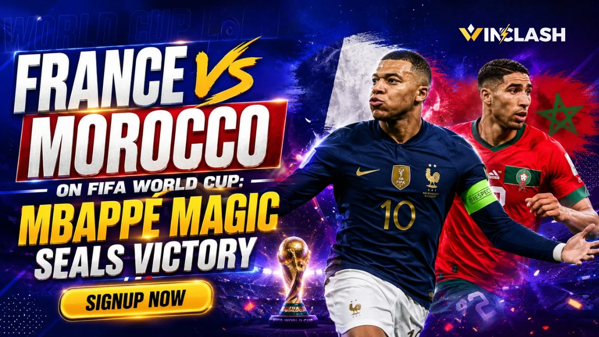 Read more about the article France vs Morocco on FIFA World Cup: Mbappé Magic Seals Victory