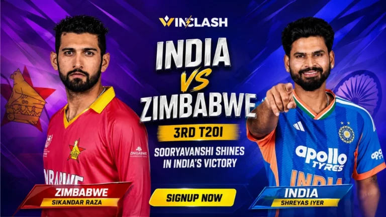 India vs Zimbabwe 3rd T20I Sooryavanshi Shines in India's Victory