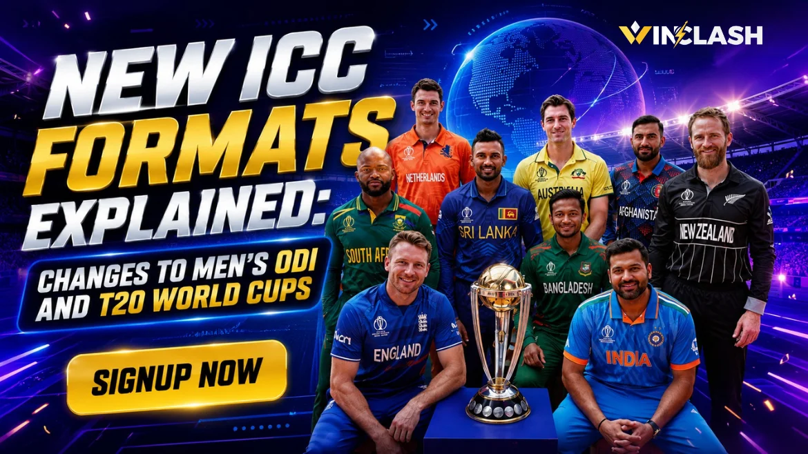 Read more about the article New ICC Formats Explained: Changes to Men’s ODI and T20 World Cups
