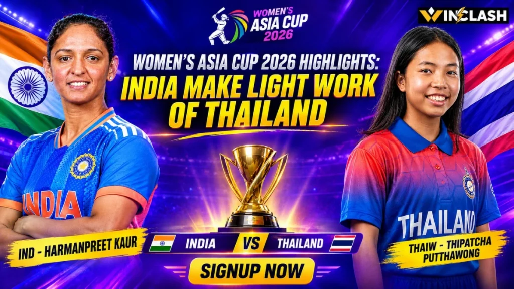 Women’s Asia Cup 2026 Highlights India Make Light Work of Thailand