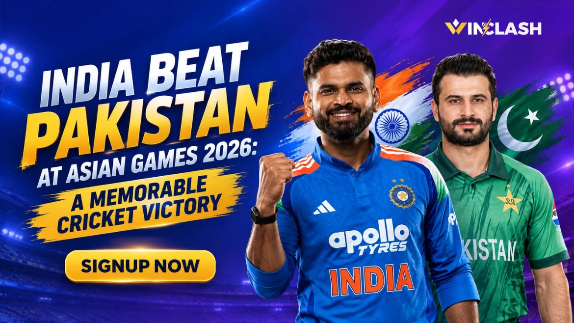 Read more about the article India Beat Pakistan at Asian Games 2026: A Memorable Cricket Victory